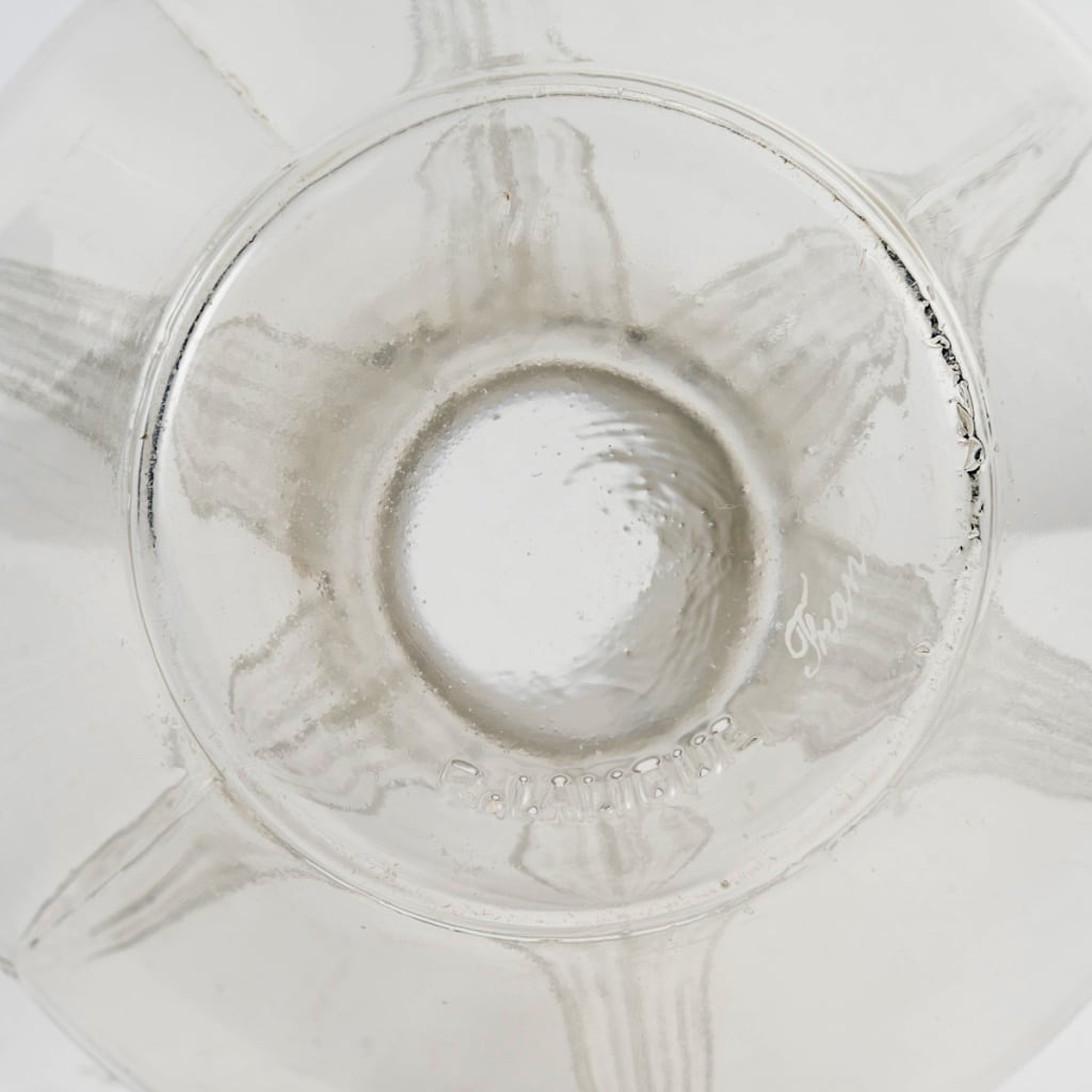 Carafe « Sélestat » verre blanc et noir de René LALIQUE | Biron 