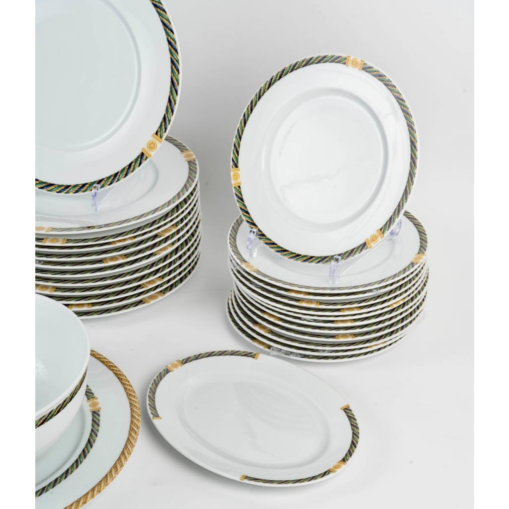 Service "Torsadior" porcelaine de Christian DIOR - 41 Pièces 