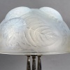 Lampe « Dahlias » verre opalescent et bronze nickelé de René LALIQUE | Biron 