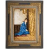 Hortense Richard (1858-1940) “Marguerite Folle” Plaque en porcelaine Exposition Universelle 1889 | Biron 