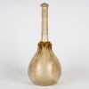 Carafe "Six Têtes" verre blanc patiné sépia de René LALIQUE 