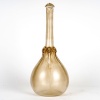 Carafe "Six Têtes" verre blanc patiné sépia de René LALIQUE 