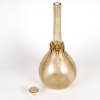 Carafe "Six Têtes" verre blanc patiné sépia de René LALIQUE 