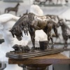 SCULPTURE – CHEVAL ET CHIEN A L’ÉCURIE , HENRI – ALFRED JACQUEMART (1824-1896) – BRONZE | Biron 