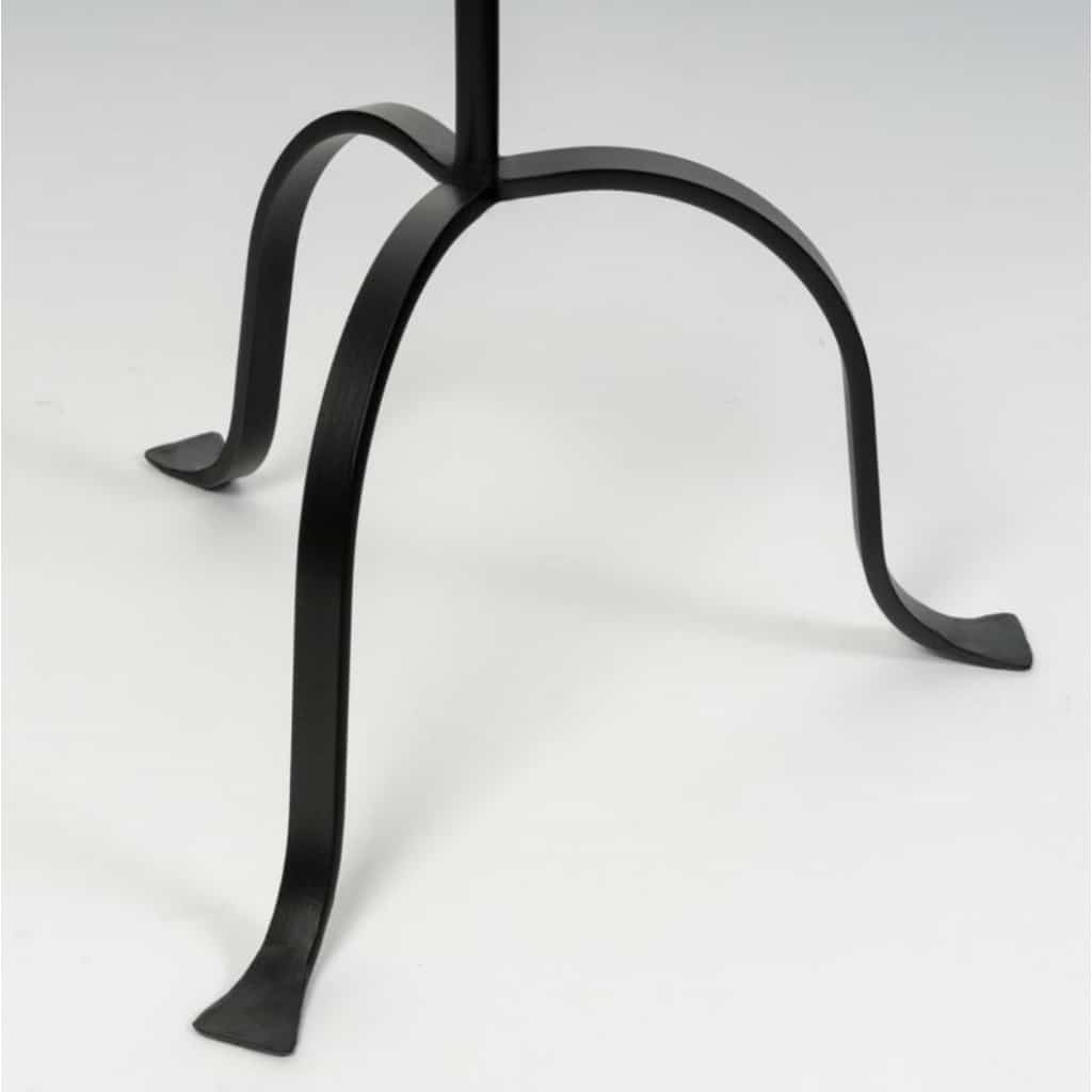 1960 Original, Paire de lampadaires en fer forgé des Ateliers Vallauris | Biron 