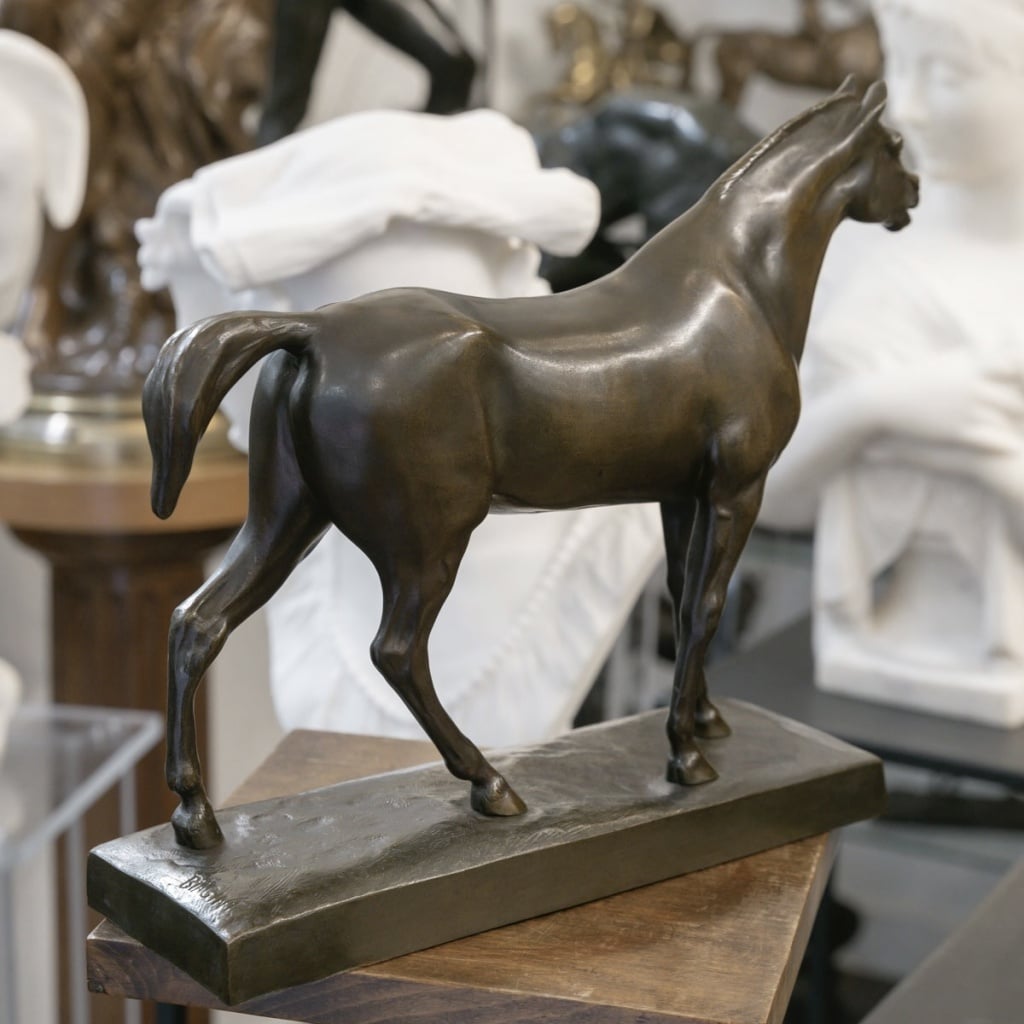 Sculpture – Le Cheval Libre , Alfredo Biagini (1886 – 1952) – Bronze | Biron 