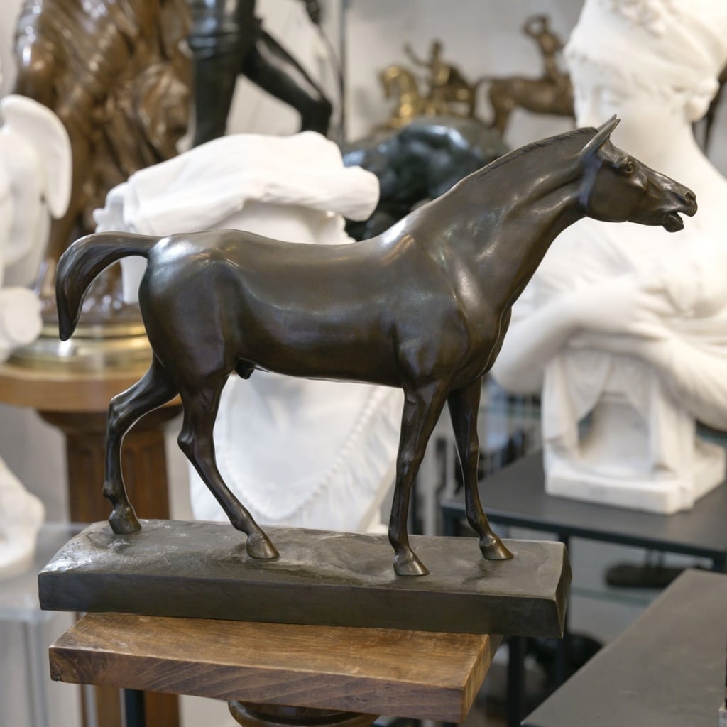 Sculpture – Le Cheval Libre , Alfredo Biagini (1886 – 1952) – Bronze | Biron 