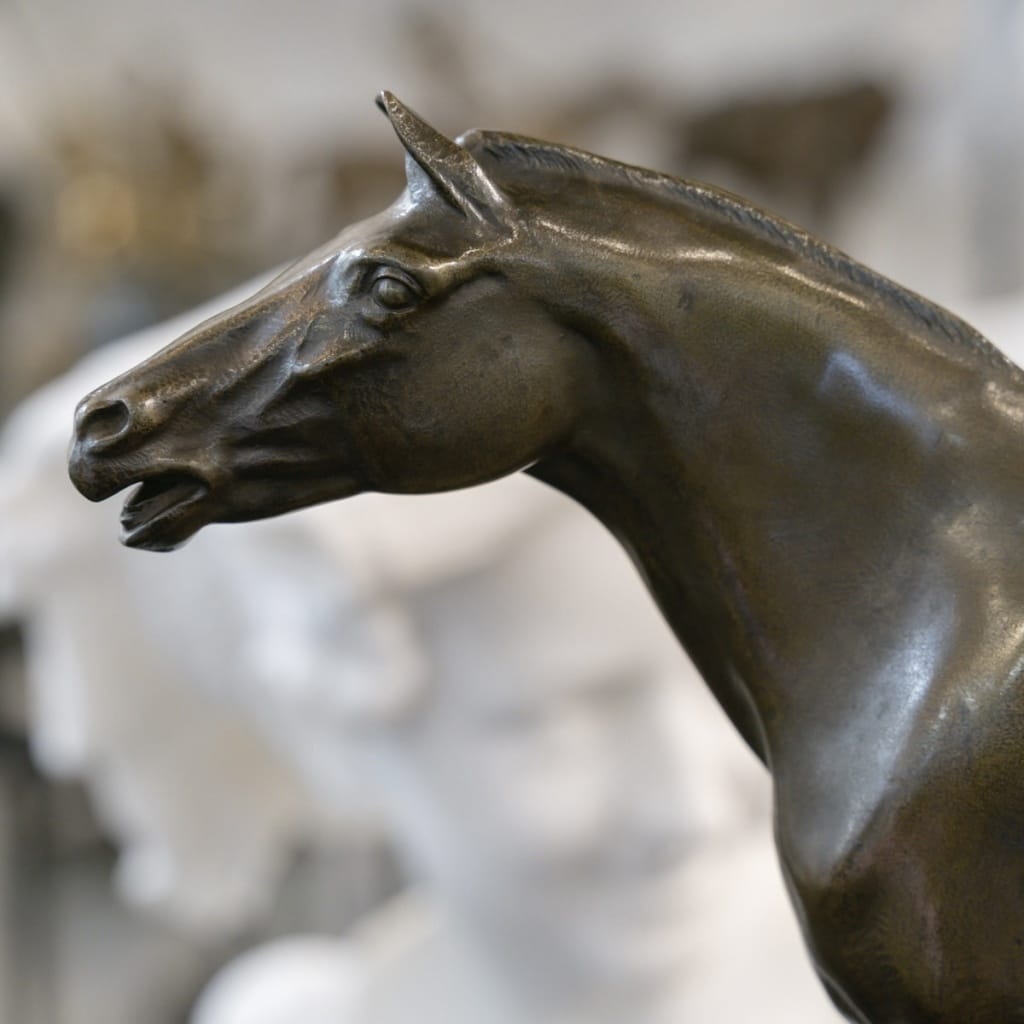 Sculpture – Le Cheval Libre , Alfredo Biagini (1886 – 1952) – Bronze | Biron 