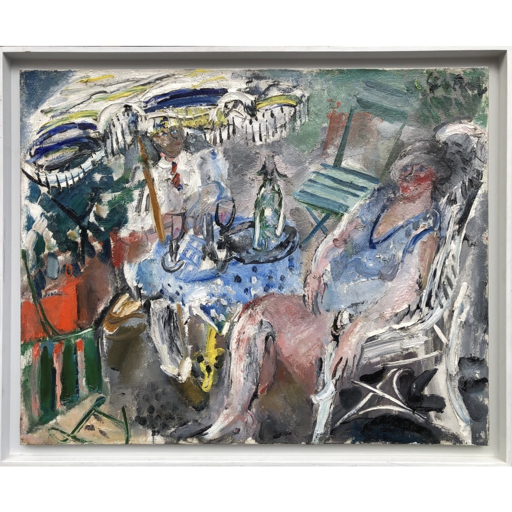 GEN PAUL Vermouth o’clock 1928 Huile sur toile signée Catalogue raisonné | Biron 