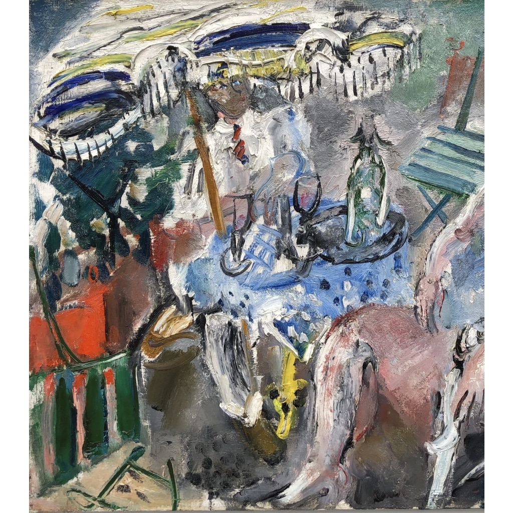 GEN PAUL Vermouth o’clock 1928 Huile sur toile signée Catalogue raisonné | Biron 