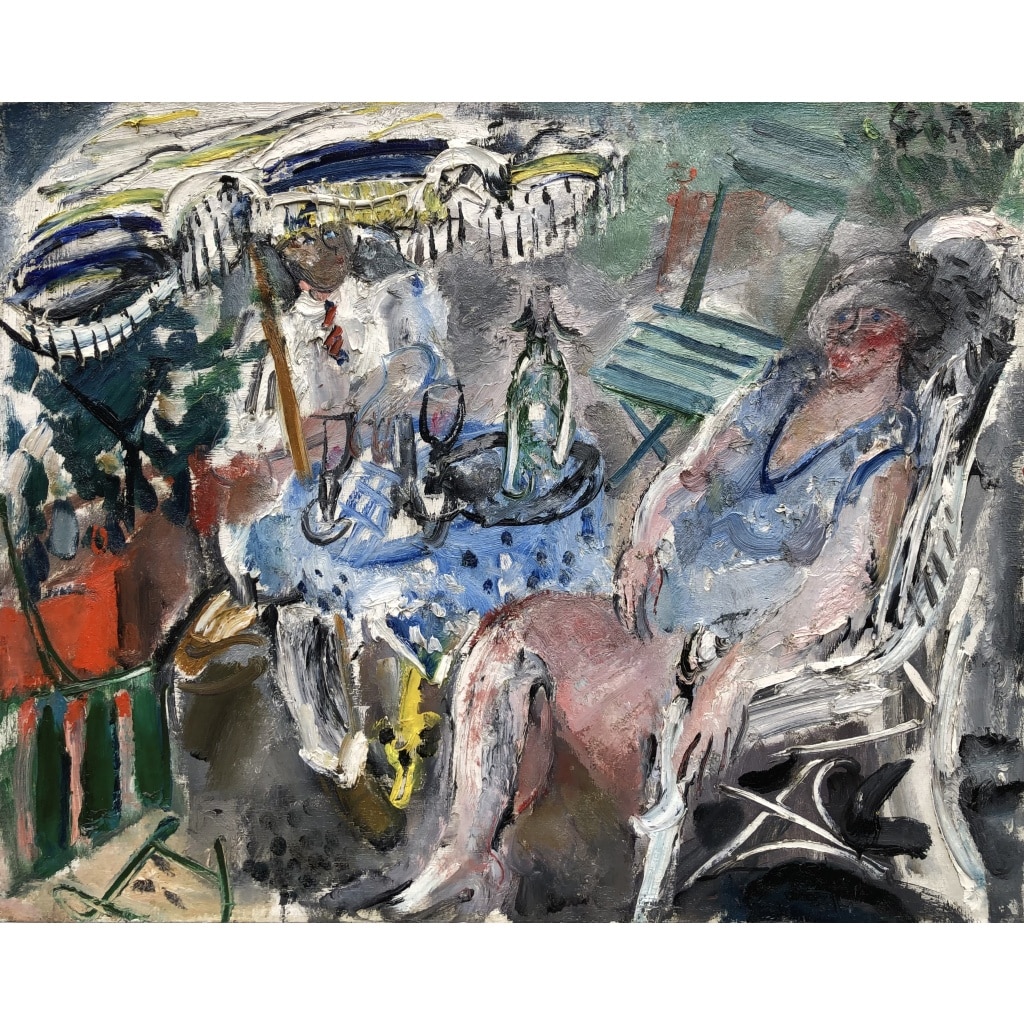 GEN PAUL Vermouth o’clock 1928 Huile sur toile signée Catalogue raisonné | Biron 