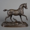 Sculpture – Étalon , Paul – Édouard Delabrièrre (1829-1912) – Bronze | Biron 