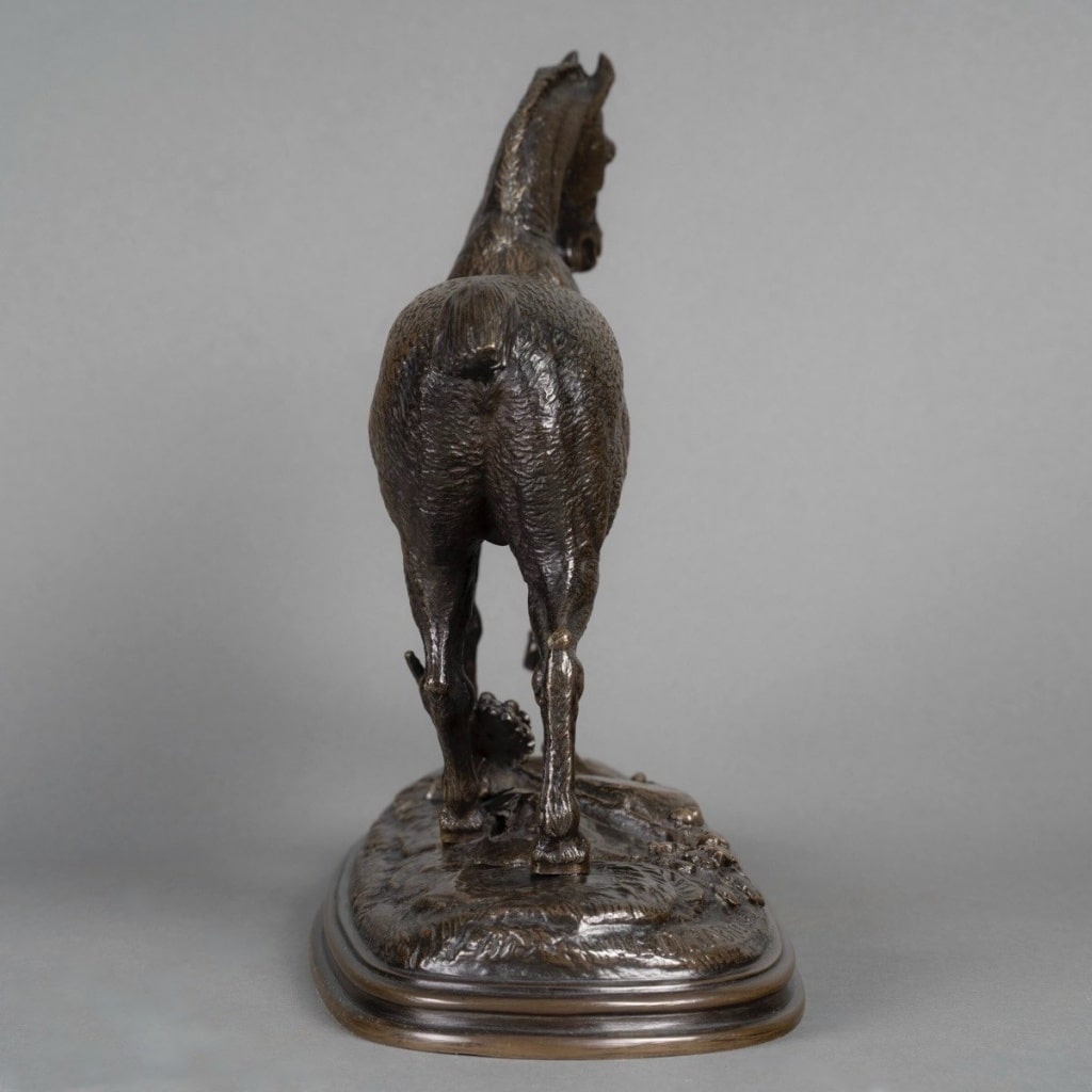 Sculpture – Étalon , Paul – Édouard Delabrièrre (1829-1912) – Bronze | Biron 