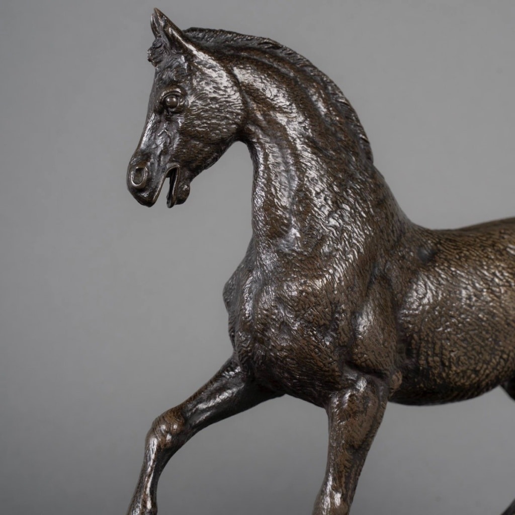 Sculpture – Étalon , Paul – Édouard Delabrièrre (1829-1912) – Bronze | Biron 