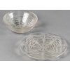 Service "Pissenlit" verre blanc de René LALIQUE - 20 Pièces 