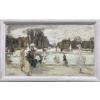 MACAVOY Edouard Georges Paris le jardin des Tuileries Huile sur toile signée Certificat d’authenticité | Biron 