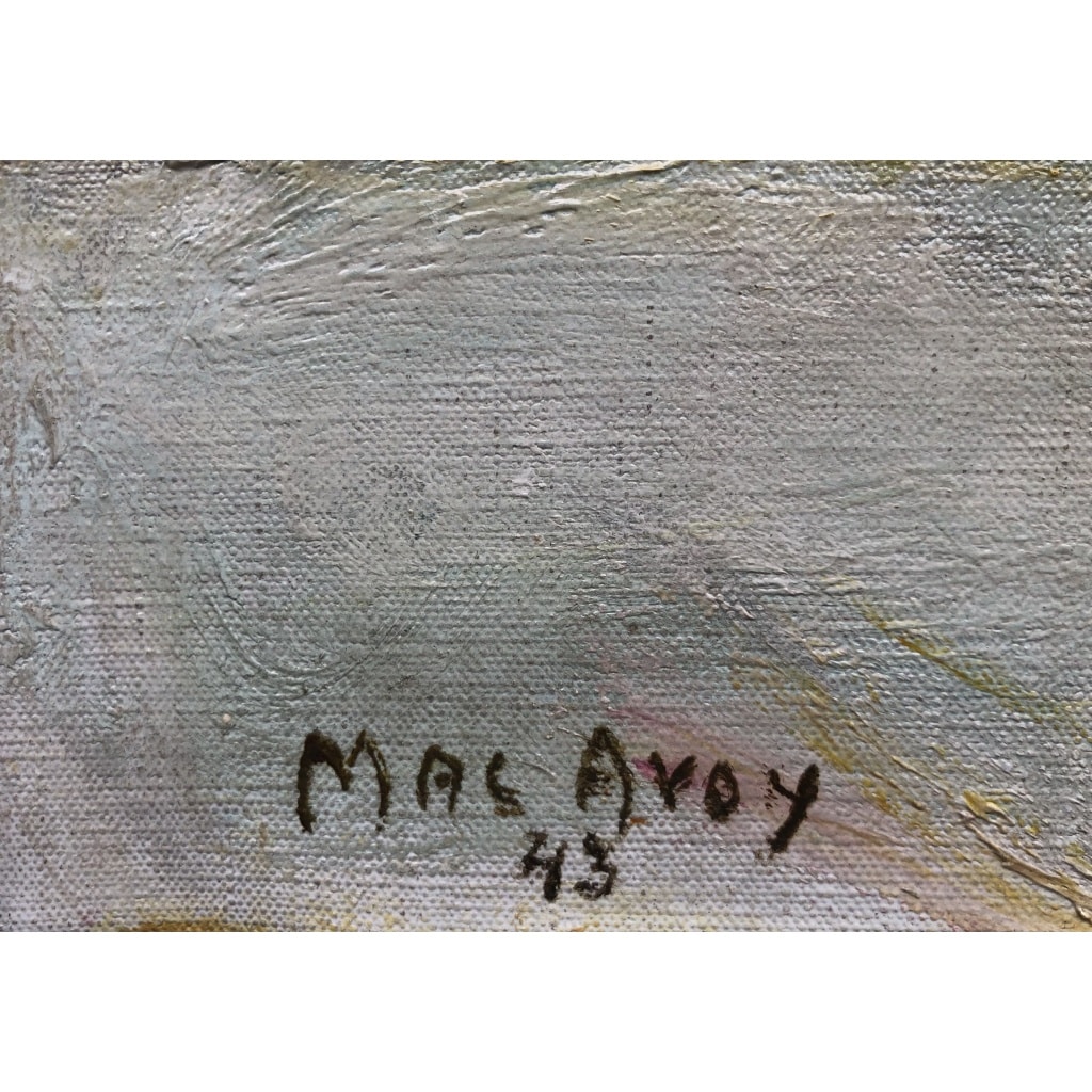 MACAVOY Edouard Georges Paris le jardin des Tuileries Huile sur toile signée Certificat d’authenticité | Biron 