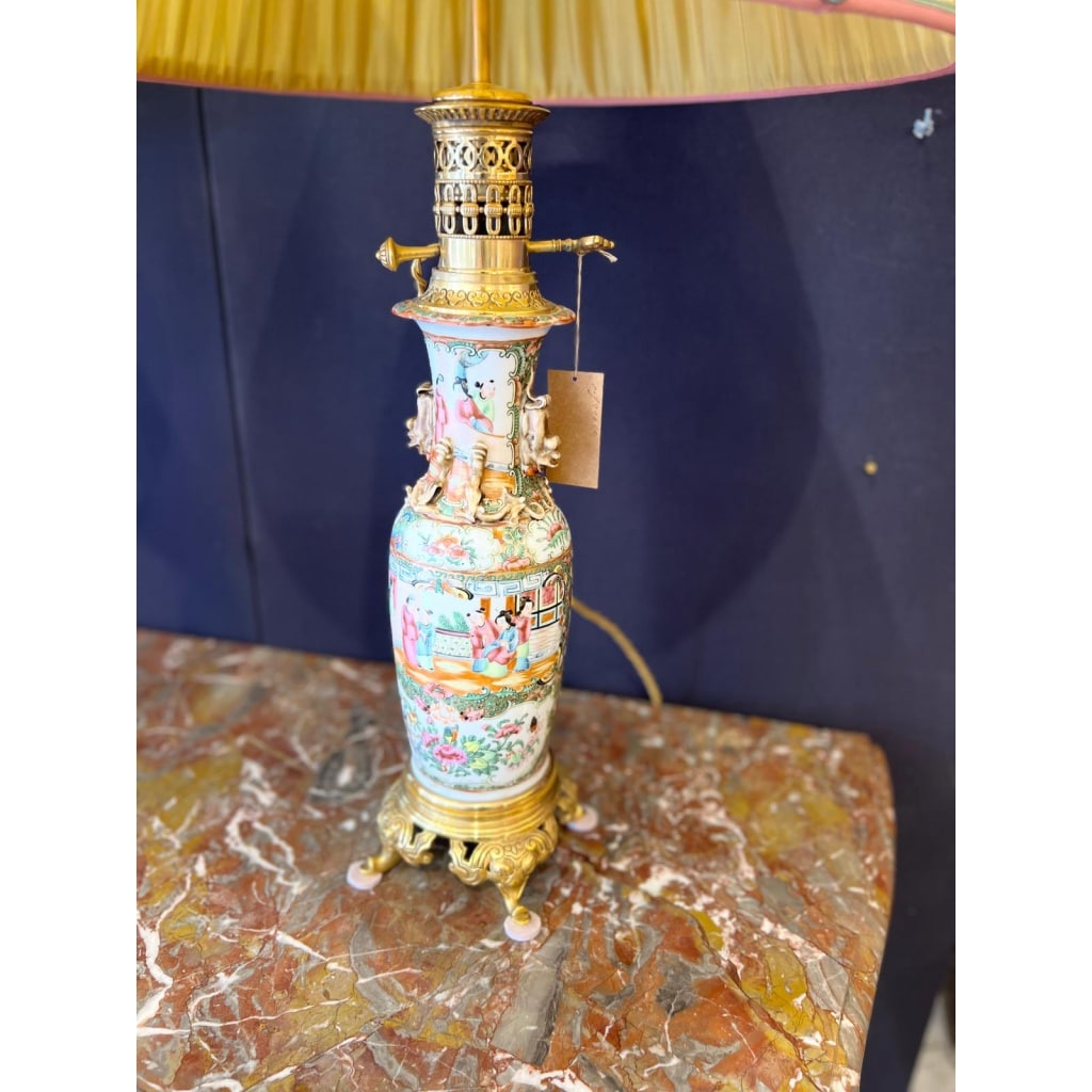 Paire de lampes en porcelaine de canton | Biron 