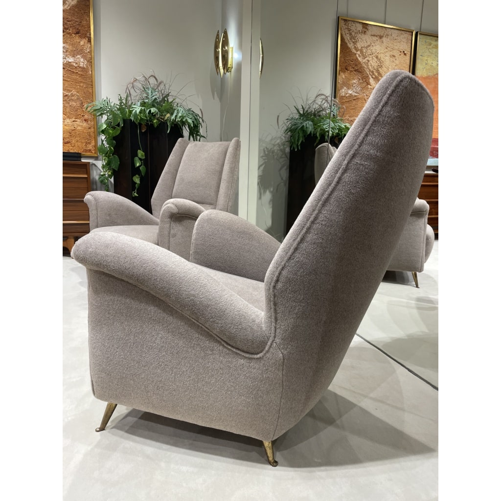 Paire de fauteuils du designer italien GIO PONTI 