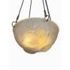 Suspension « Dahlias » verre blanc de René LALIQUE | Biron 