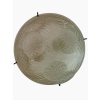 Suspension « Dahlias » verre blanc de René LALIQUE | Biron 