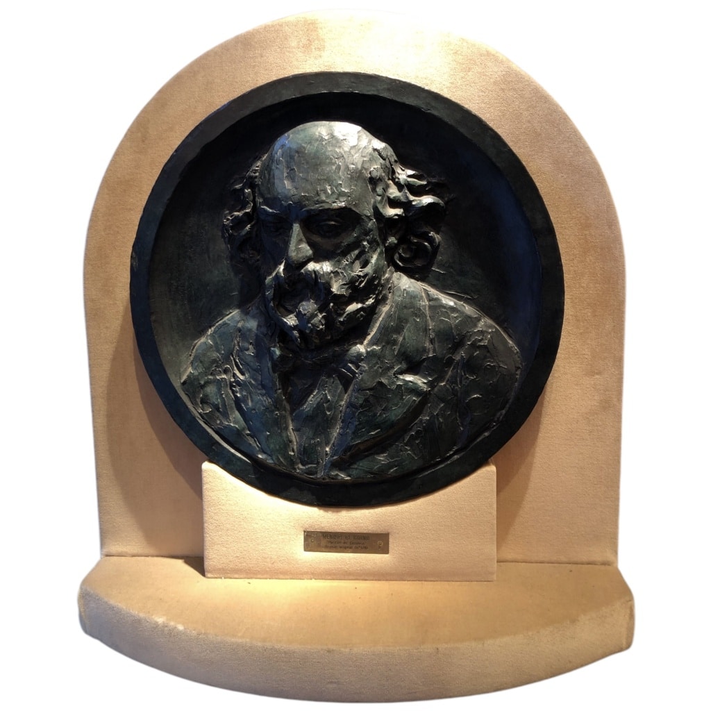 Portrait De Cézanne Par Renoir / Guino Bronze XXème Siècle Double Certificat d’authenticité | Biron 
