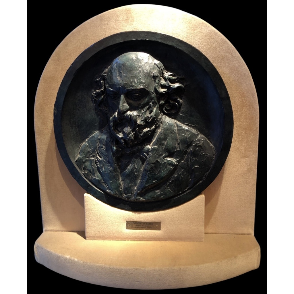 Portrait De Cézanne Par Renoir / Guino Bronze XXème Siècle Double Certificat d’authenticité | Biron 