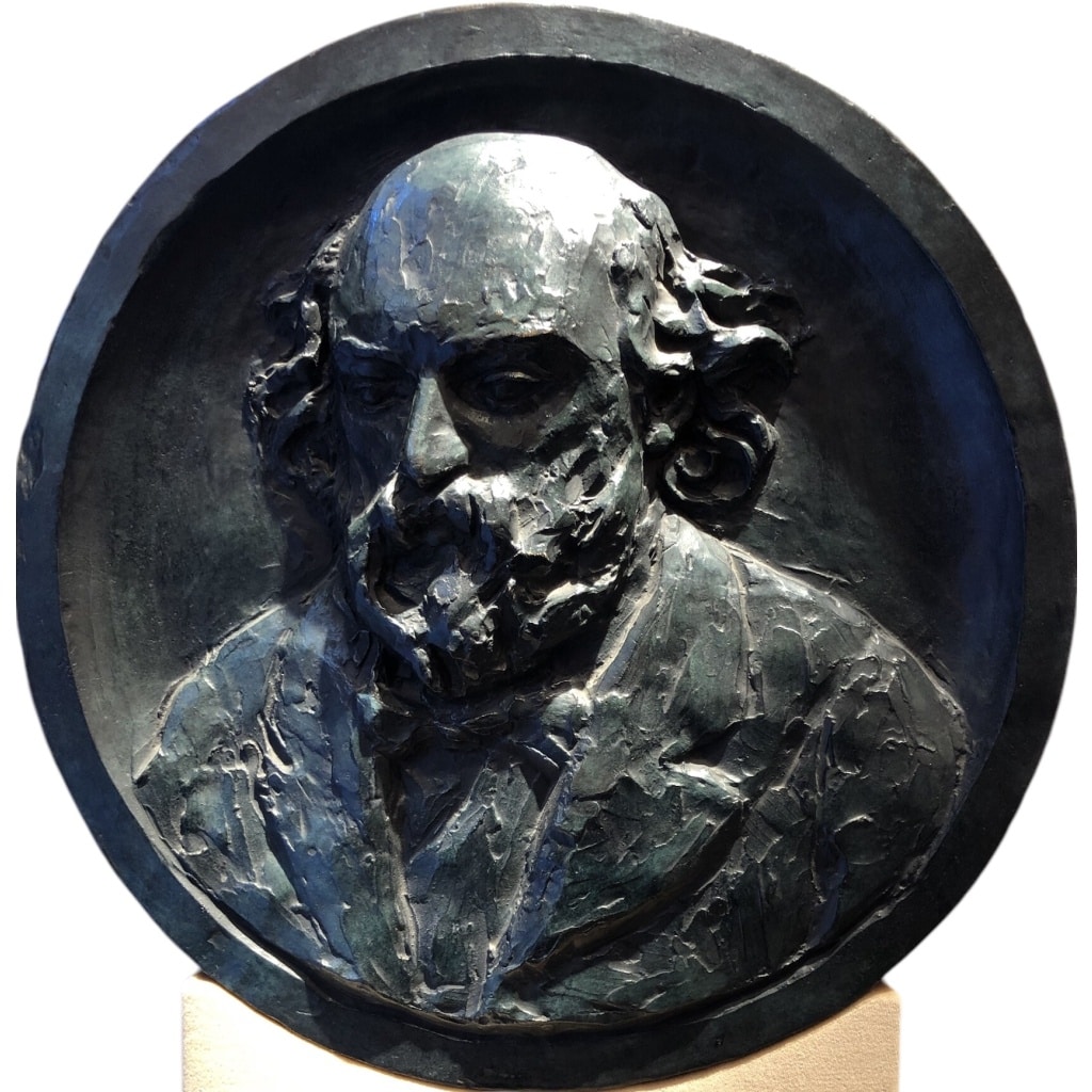Portrait De Cézanne Par Renoir / Guino Bronze XXème Siècle Double Certificat d’authenticité | Biron 