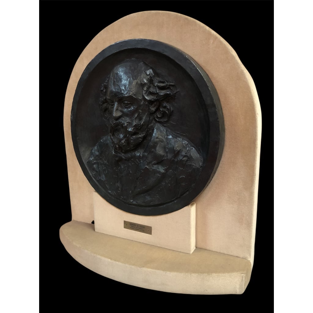 Portrait De Cézanne Par Renoir / Guino Bronze XXème Siècle Double Certificat d’authenticité | Biron 