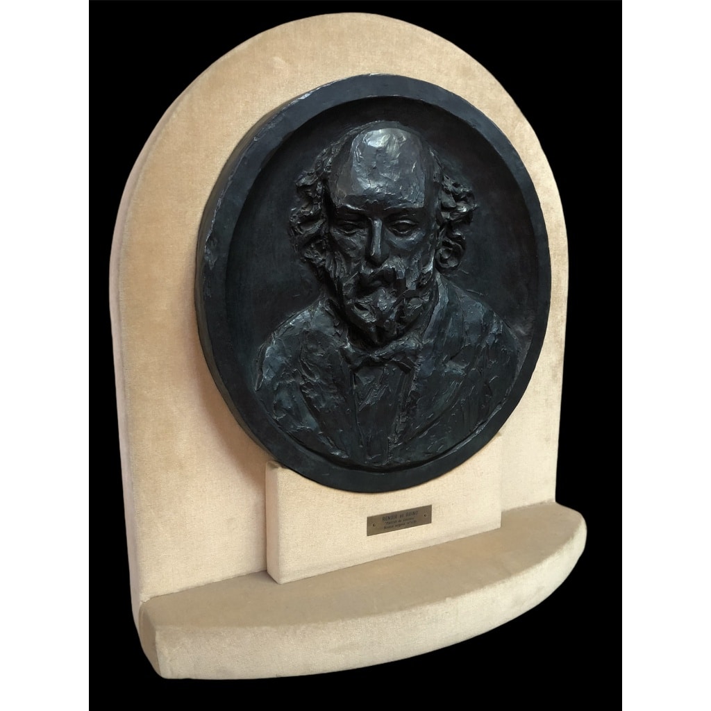 Portrait De Cézanne Par Renoir / Guino Bronze XXème Siècle Double Certificat d’authenticité | Biron 