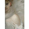 Charles CHAPLIN (1825-1891). Portrait d’Une Jeune Fille au ruban rouge | Biron 