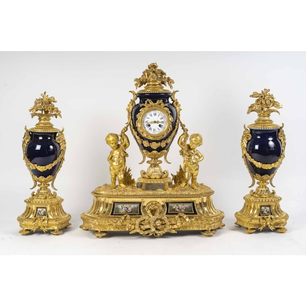 Garniture De Cheminée Napoléon III – XIXe Siècle | Biron 