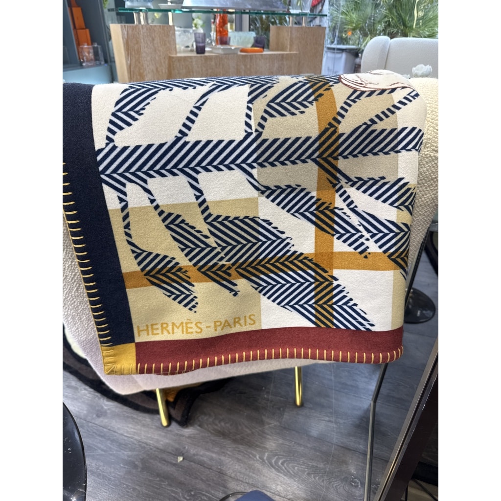 HERMES ,Plaid Tigre Altaï | Biron 
