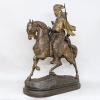 Cavalier Arabe En Retour De Chasse , Alfred Barye (1839-1882) Et Émile Guillemin (1841-1907) | Biron 