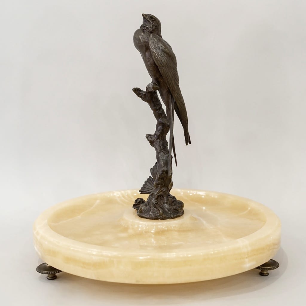 Hirondelle Sur Une Branche , Paul Comoléra (1818-1897) | Biron 