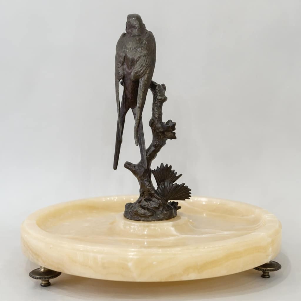 Hirondelle Sur Une Branche , Paul Comoléra (1818-1897) | Biron 