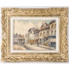 Frank Will (1900-1951) Rue Animée, Village Normand Aquarelle, vers 1925-1930 | Biron 