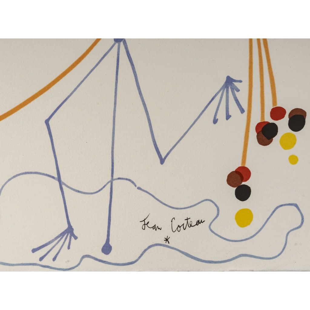 Lithograph by Raymond MORETTI and Jean COCTEAU | Biron