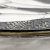 Plat « Trois Figurines » verre blanc émaillé noir de René LALIQUE | Biron 