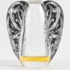 Flacon « Oreilles Lézards » verre blanc patiné gris de René LALIQUE | Biron 