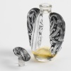 Flacon « Oreilles Lézards » verre blanc patiné gris de René LALIQUE | Biron 