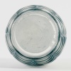 Flacon "Bouchon Fleurs de Pommier" verre blanc patiné bleu de René LALIQUE 