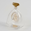 Flacon « La Sirène » verre blanc patiné sépia de René LALIQUE pour Burmann | Biron 