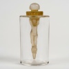 Flacon « Jeunesse » verre blanc patiné sépia de René LALIQUE | Biron 