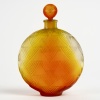 Paire de Flacons « Vers le Jour » verre ambre dégradé de René LALIQUE pour Worth | Biron 