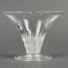Suite de 6 Coupes à Champagne "Bourgueil" cristal blanc de LALIQUE FRANCE 