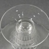 Suite de 6 Coupes à Champagne "Bourgueil" cristal blanc de LALIQUE FRANCE 