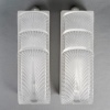 Paire d’Appliques « Languedoc » verre blanc de René LALIQUE | Biron 