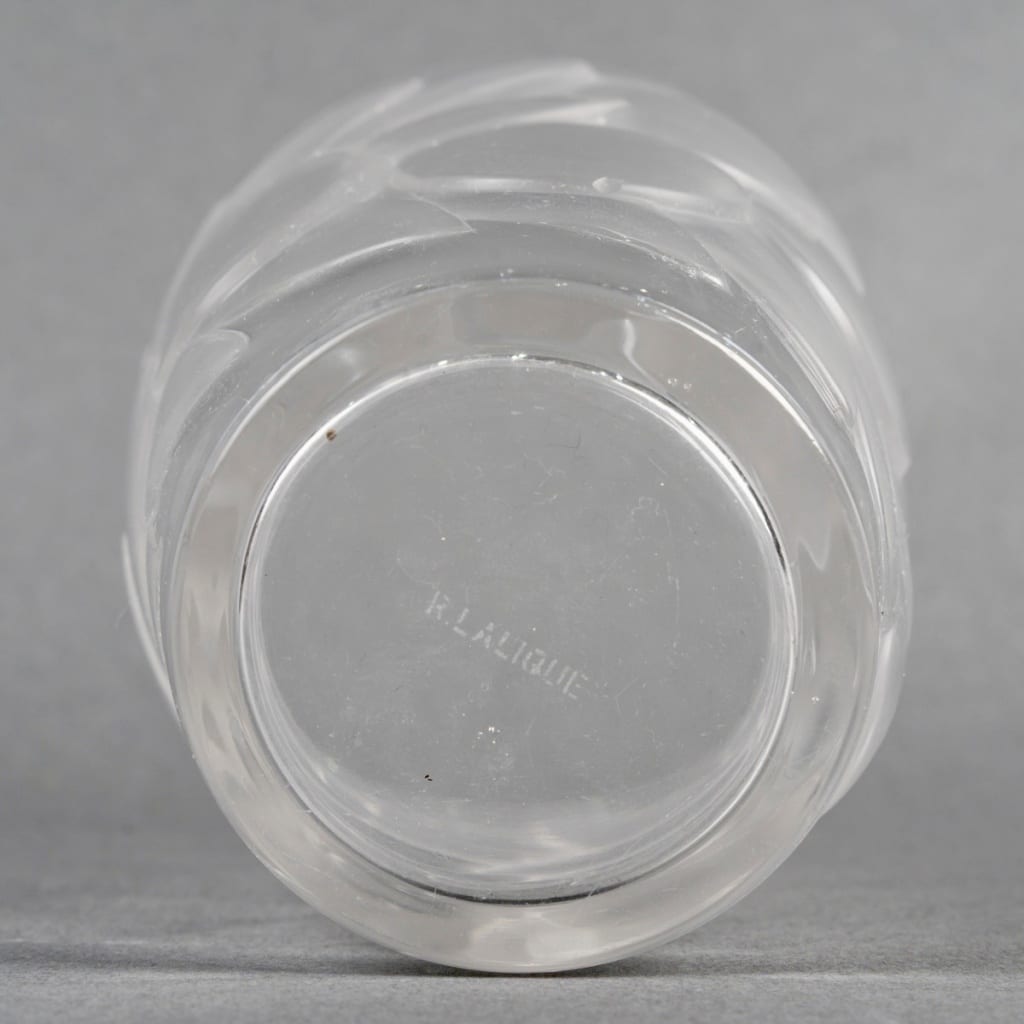 Service à Orangeade « Blidah » verre blanc de René LALIQUE – 8 Pièces | Biron 