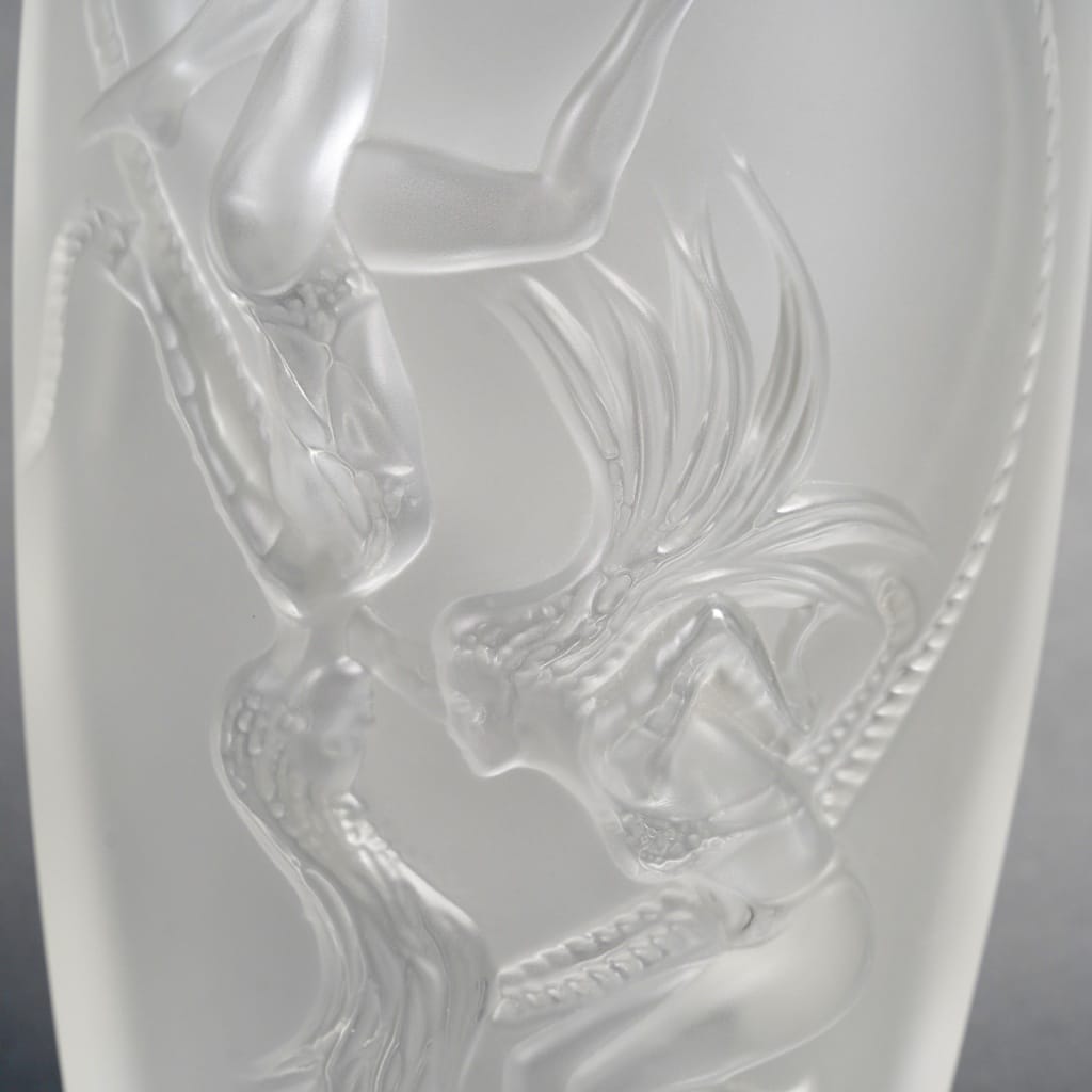 Vase « Cordes » cristal blanc de LALIQUE FRANCE | Biron 